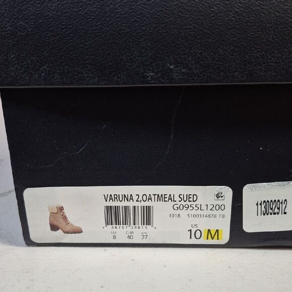 Naturalizer Veruna2 Size 10 Oatmeal Chunky Heel Boot - New - Picture 9 of 9